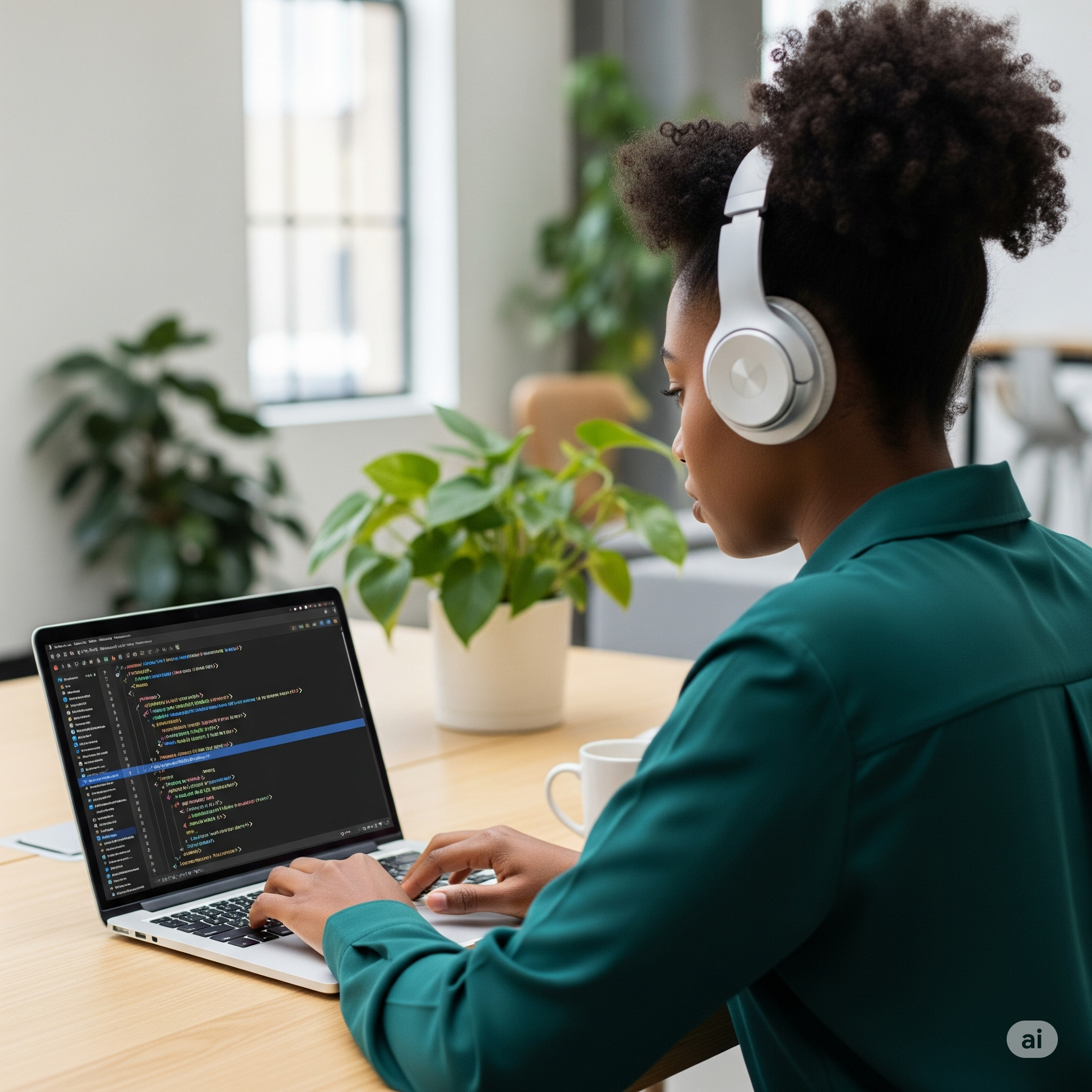 Tela com editor de código e preview estilizado ao lado